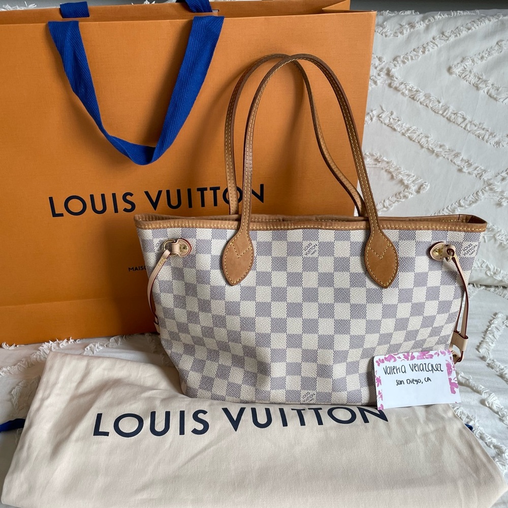 👜 NEVERFULL PM DAMIER AZUR👜